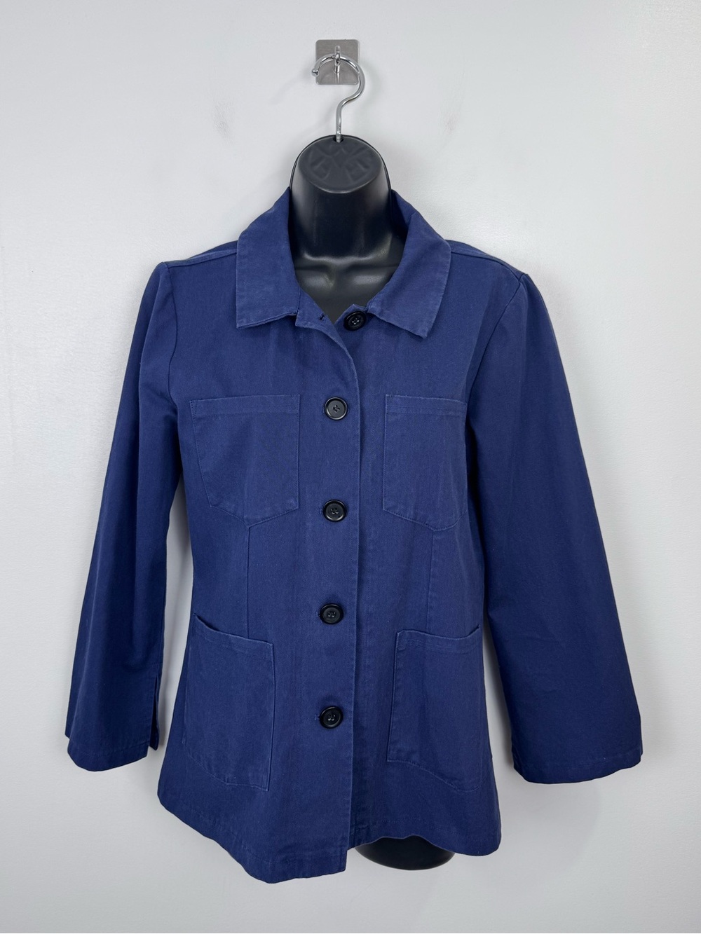 Loup Women‎ The Anjelica Work Jacket Blue Size XXS